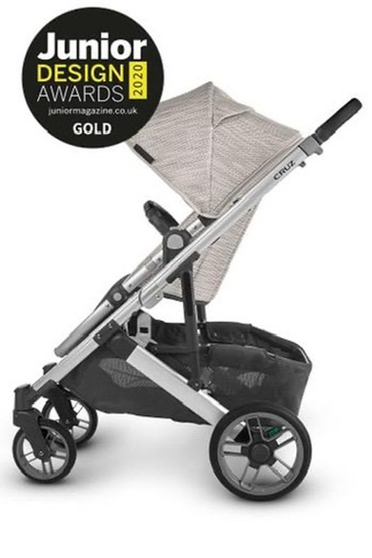 UPPAbaby CRUZV2 ganador en la categoria de Mejor diseño de coches compactos de los premios Junior Design Awards 2020/21.