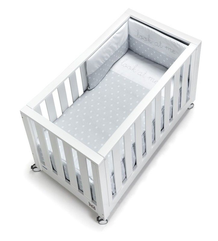 Cuna Colecho de 120X60 cm con textiles