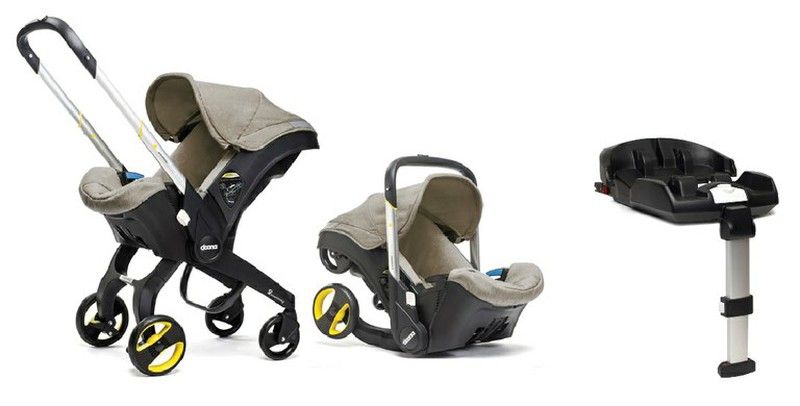 Silla de auto Doona.  DUNE (Beige) + Base Isofix Doona 