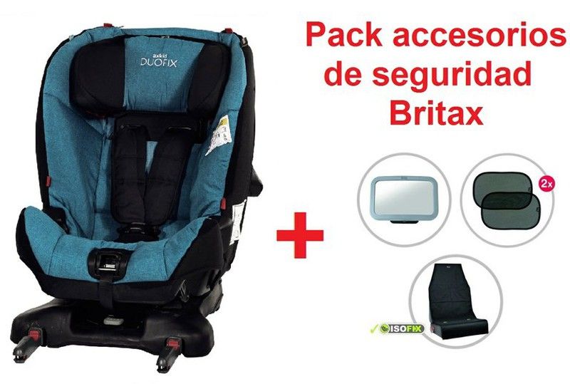 Axkid DUOFIX. Silla de seguridad combi con 4 configuraciones. Grupo 1/2 Isofix