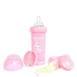 Biberón Anticólico Twistshake Colección Pastel 260 ml.