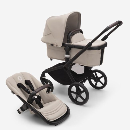 Bugaboo Fox 5 completo color Desert taupé chasis negro