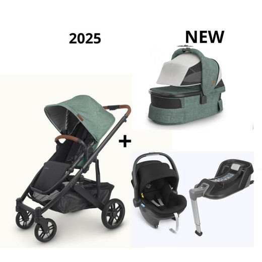 CRUZ pack PLUS 2025 con grupo 0 MESA i-Size + base isofix de UPPAbaby