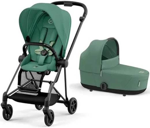 Cybex Mios Dúo chasis Matt Black Leaf Green