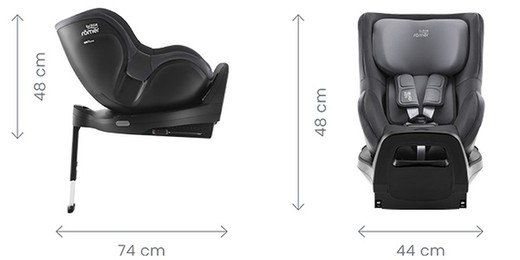 Britax Römer DUALFIX PRO, Gracias a sus seis posiciones de reclinación en  ambas orientaciones, con las nuevas sillas de coche DUALFIX PRO y DUALFIX  PRO M tu peque siempre viajará