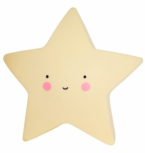 Lámpara mini  A Little Lovely Company Estrella Amarilla