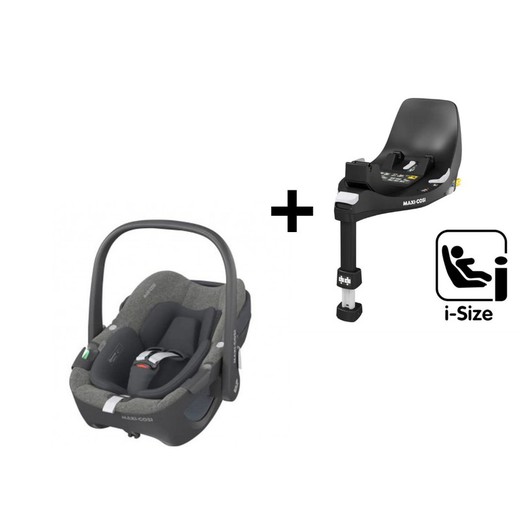 Maxi·Cosi Pebble 360 Select Grey + Base Isofix FamiliFix 360 de Maxi·Cosi