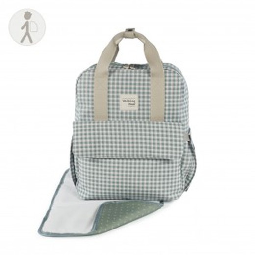 Mochila Walking Mum I Love Vichy color verde