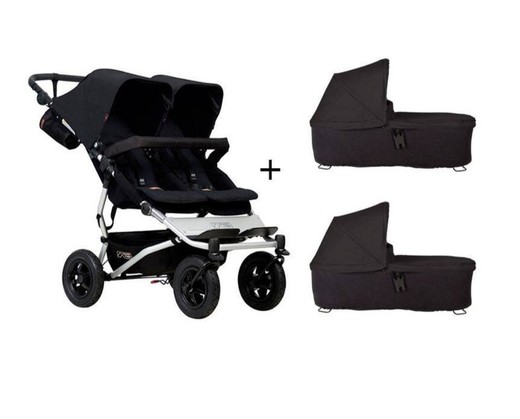 Mountain Buggy Duet con 2 capazos