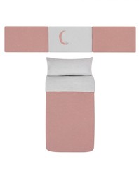 Pack nórdica+ protector 120x60 Delta rosa de Baby clic