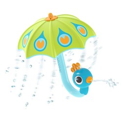 Paraguas de lluvia Yookidoo juguete para el agua color verde