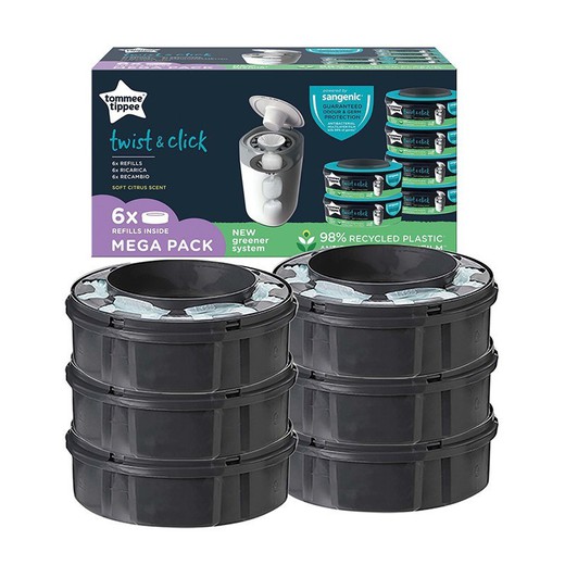 Tomme Tippee Recambio TWIST & CLICK x 6