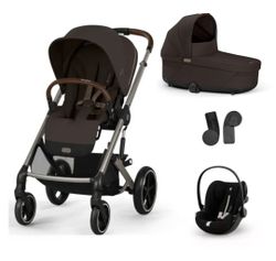 Balios S Lux BLK Plus Bundle + Cloud G i-Size + Adaptadores de Cybex