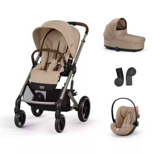 Balios S Lux BLK Plus Bundle + Cloud G i-Size + Adaptadores de Cybex