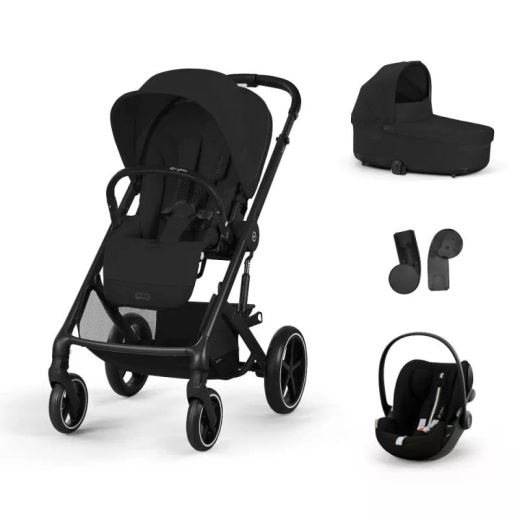 Balios S Lux BLK Plus Bundle + Cloud G i-Size + Adaptadores de Cybex