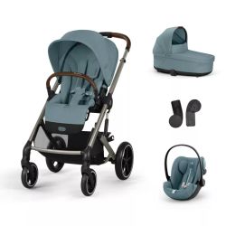 Balios S Lux BLK Plus Bundle + Cloud G i-Size + Adaptadores de Cybex
