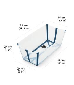 Bañera Flexi Bath de Stokke Sandy Beige + soporte (patas plegables)