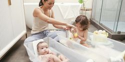 Bañera Stokke Flexi Bath XL + Soporte recién nacido de Stokke
