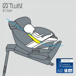 Izi Twist B I-size Melange metallic de BeSafe