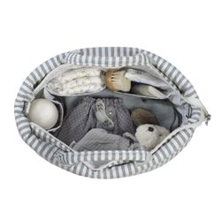 Bolsa canastilla Praliné Rayas de Walking Mum