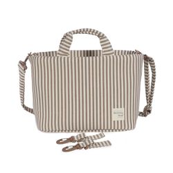 Bolsa canastilla Praliné Rayas de Walking Mum