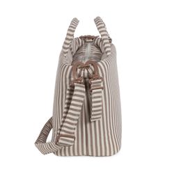 Bolsa canastilla Praliné Rayas de Walking Mum