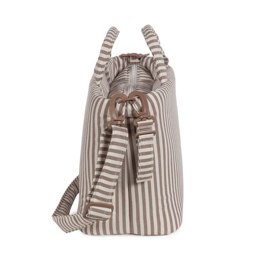 Bolsa canastilla Praliné Rayas de Walking Mum
