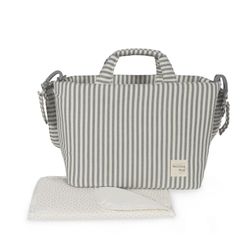 Bolsa canastilla Praliné Rayas de Walking Mum