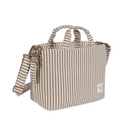 Bolsa canastilla Praliné Rayas de Walking Mum