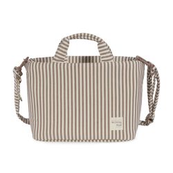 Bolsa canastilla Praliné Rayas de Walking Mum
