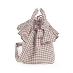 Bolsa canastilla Praliné Vichy de Walking Mum