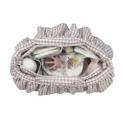 Bolsa canastilla Praliné Vichy de Walking Mum