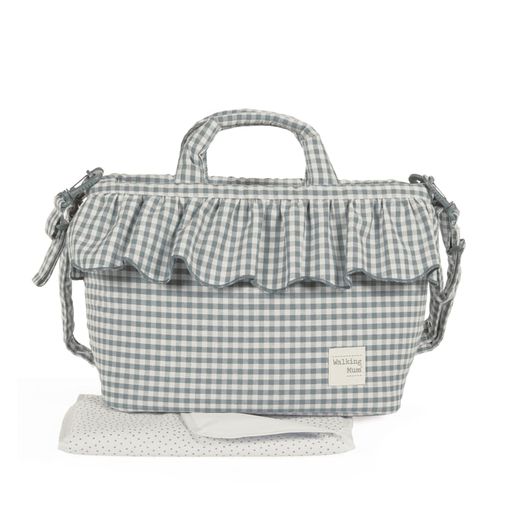 Bolsa canastilla Praliné Vichy Matcha de Walking Mum