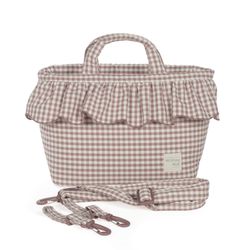 Bolsa canastilla Praliné Vichy de Walking Mum