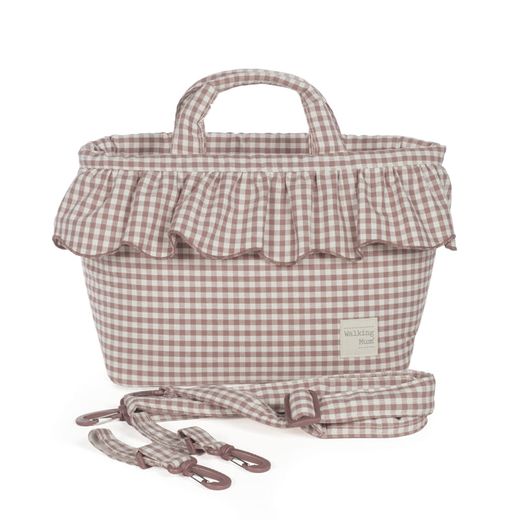 Bolsa canastilla Praliné Vichy de Walking Mum