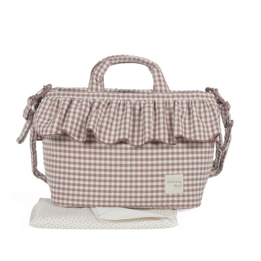 Bolsa canastilla Praliné Vichy de Walking Mum