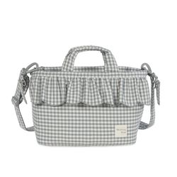 Bolsa canastilla Praliné Vichy Matcha de Walking Mum