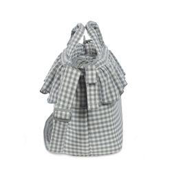 Bolsa canastilla Praliné Vichy Matcha de Walking Mum