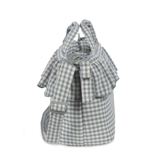 Bolsa canastilla Praliné Vichy Matcha de Walking Mum