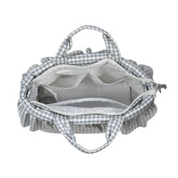 Bolsa canastilla Praliné Vichy Matcha de Walking Mum