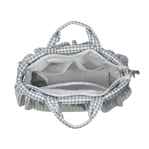 Bolsa canastilla Praliné Vichy Matcha de Walking Mum