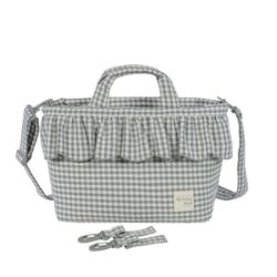 Bolsa canastilla Praliné Vichy Matcha de Walking Mum