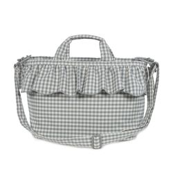 Bolsa canastilla Praliné Vichy Matcha de Walking Mum
