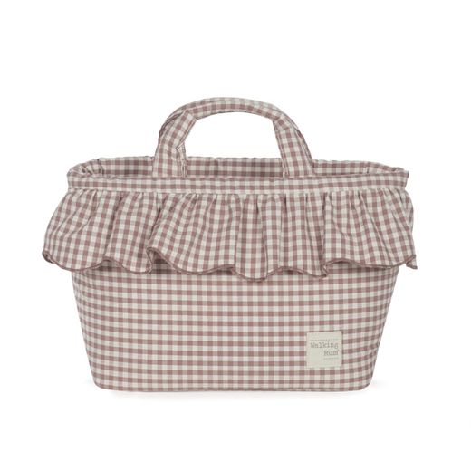 Bolsa canastilla Praliné Vichy de Walking Mum