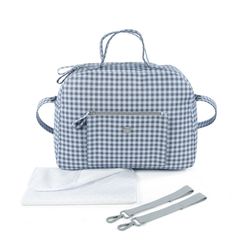 BOLSA CANASTILLA TOGETHER AZUL/GRIS