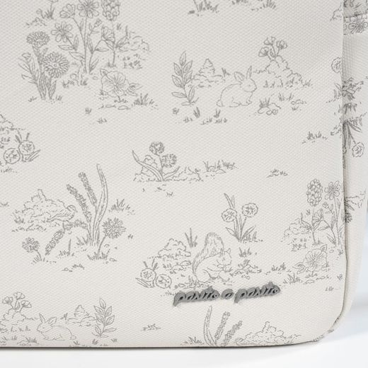 Bolsa canastilla Toile de Jouy de Pasito a pasito