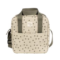 Bolsa térmica biberones bebés corazones Poppy Canela
