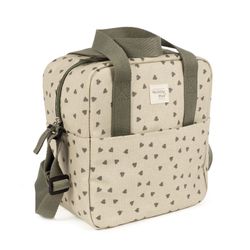 Bolsa térmica biberones bebés corazones Poppy Canela
