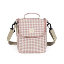 Bolsa térmica I Love Vichy rosa de Walking Mum