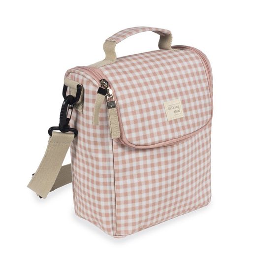 Bolsa térmica I Love Vichy rosa de Walking Mum